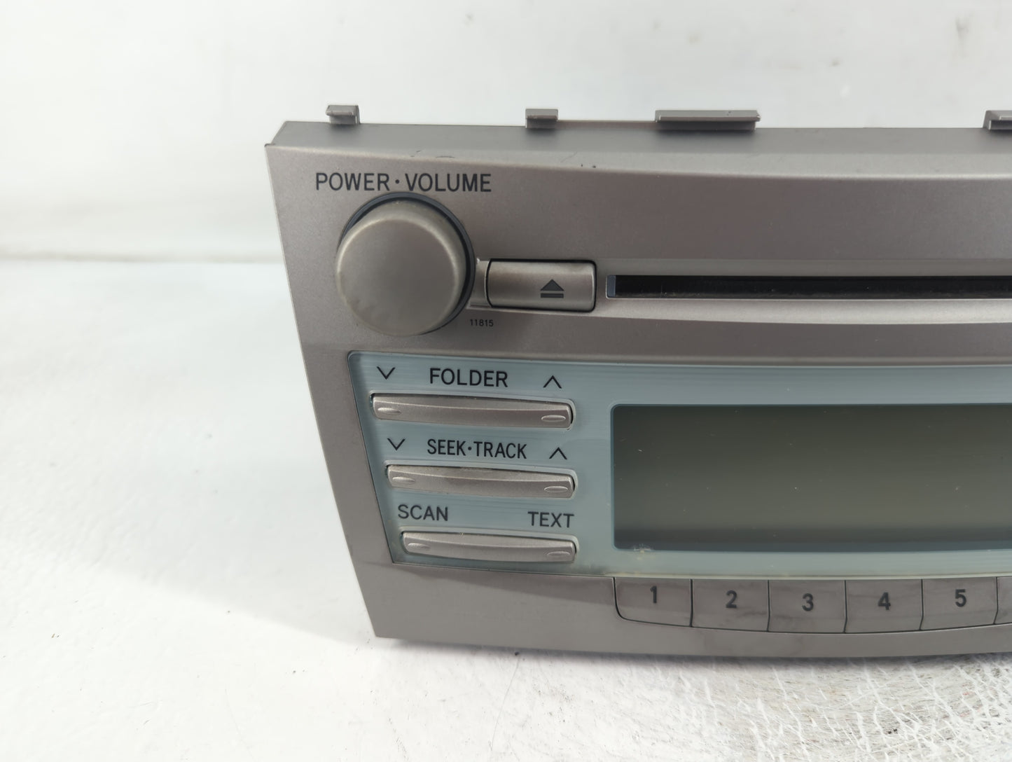 2007-2009 Toyota Camry Radio AM FM Cd Player Receiver Replacement P/N:86120-06180 Fits Fits 2007 2008 2009 OEM Used Auto Par