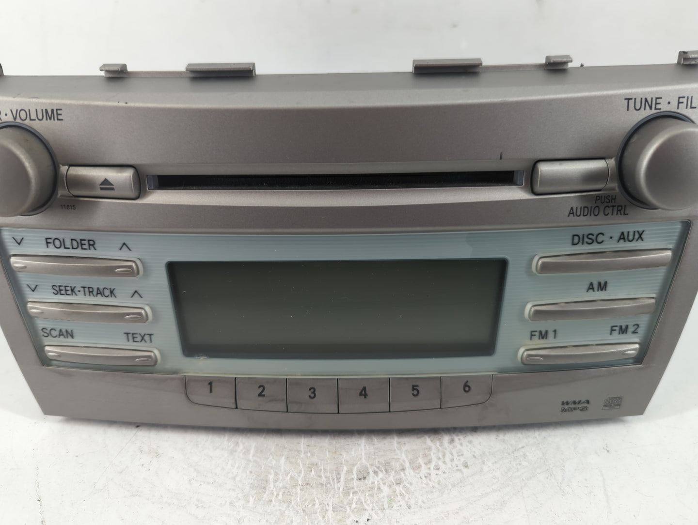 2007-2009 Toyota Camry Radio AM FM Cd Player Receiver Replacement P/N:86120-06180 Fits Fits 2007 2008 2009 OEM Used Auto Par