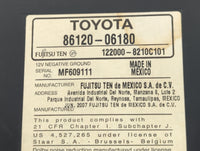 2007-2009 Toyota Camry Radio AM FM Cd Player Receiver Replacement P/N:86120-06180 Fits Fits 2007 2008 2009 OEM Used Auto Par