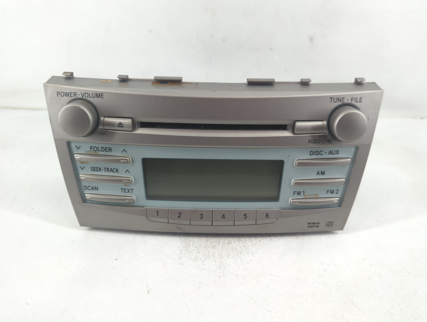 2007-2009 Toyota Camry Radio AM FM Cd Player Receiver Replacement P/N:86120-06180 Fits Fits 2007 2008 2009 OEM Used Auto Par