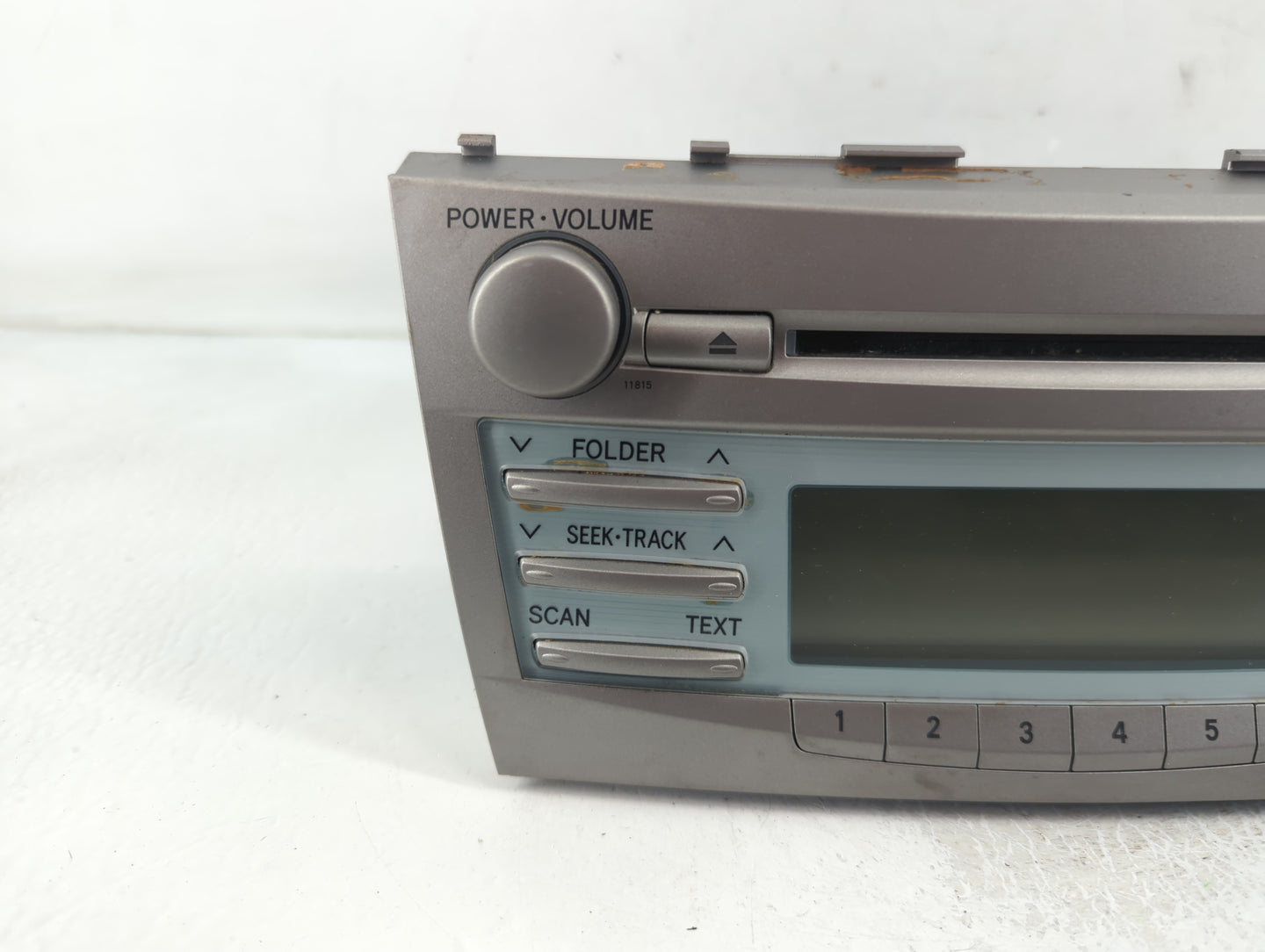 2007-2009 Toyota Camry Radio AM FM Cd Player Receiver Replacement P/N:86120-06180 Fits Fits 2007 2008 2009 OEM Used Auto Par