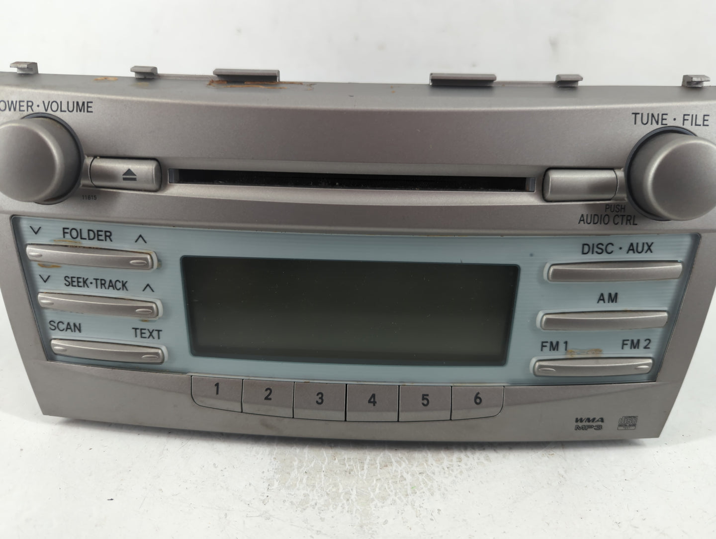 2007-2009 Toyota Camry Radio AM FM Cd Player Receiver Replacement P/N:86120-06180 Fits Fits 2007 2008 2009 OEM Used Auto Par