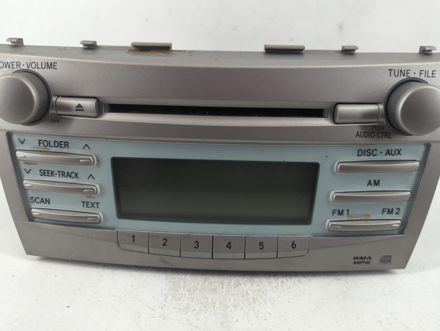 2007-2009 Toyota Camry Radio AM FM Cd Player Receiver Replacement P/N:86120-06180 Fits Fits 2007 2008 2009 OEM Used Auto Par