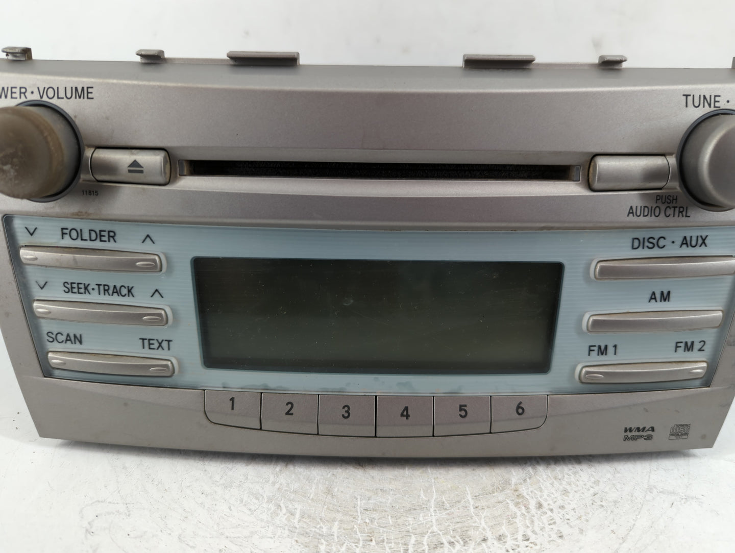 2007-2009 Toyota Camry Radio AM FM Cd Player Receiver Replacement P/N:86120-06180 Fits Fits 2007 2008 2009 OEM Used Auto Par
