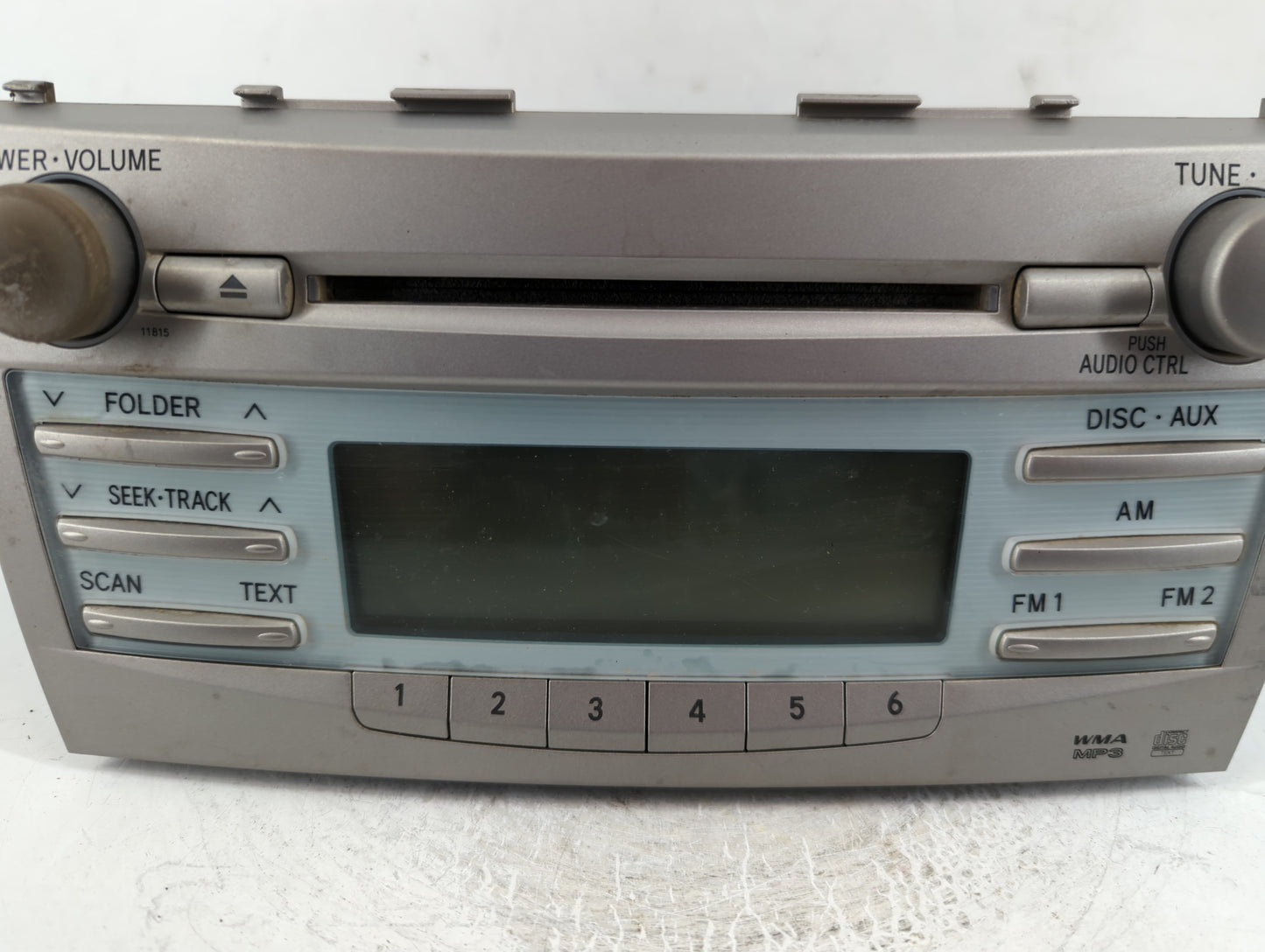 2007-2009 Toyota Camry Radio AM FM Cd Player Receiver Replacement P/N:86120-06180 Fits Fits 2007 2008 2009 OEM Used Auto Par