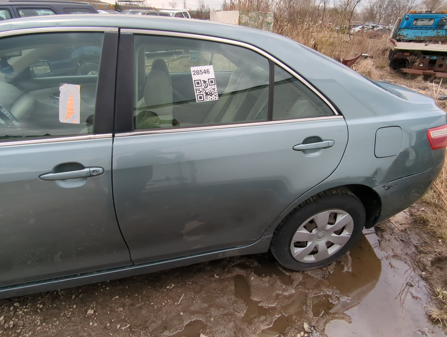 2007-2011 Toyota Camry Driver Rear Door Oem 840396 - Oemusedautoparts1.com