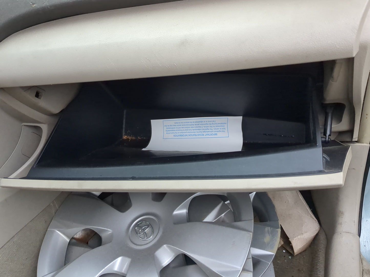 2007 Toyota Camry Passenger Glove Box Door Storage Compartment - Oemusedautoparts1.com