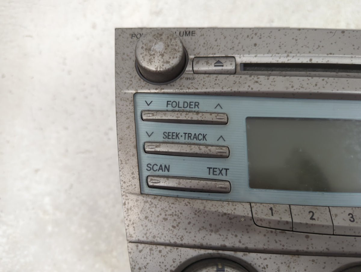 2007-2009 Toyota Camry Radio AM FM Cd Player Receiver Replacement P/N:86120-06180 Fits Fits 2007 2008 2009 OEM Used Auto Par