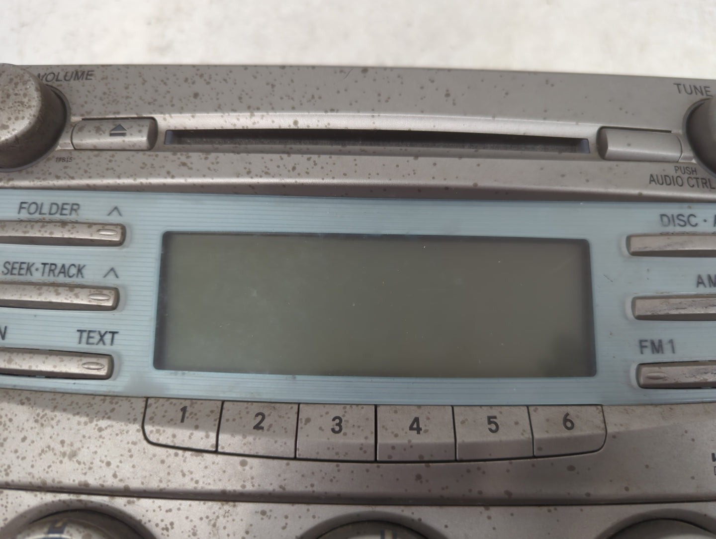 2007-2009 Toyota Camry Radio AM FM Cd Player Receiver Replacement P/N:86120-06180 Fits Fits 2007 2008 2009 OEM Used Auto Par