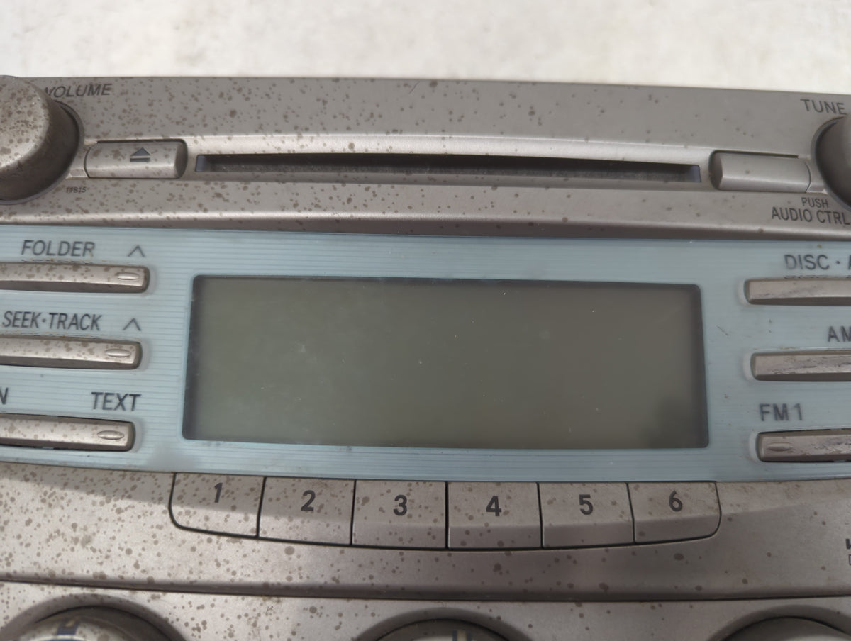 2007-2009 Toyota Camry Radio AM FM Cd Player Receiver Replacement P/N:86120-06180 Fits Fits 2007 2008 2009 OEM Used Auto Par
