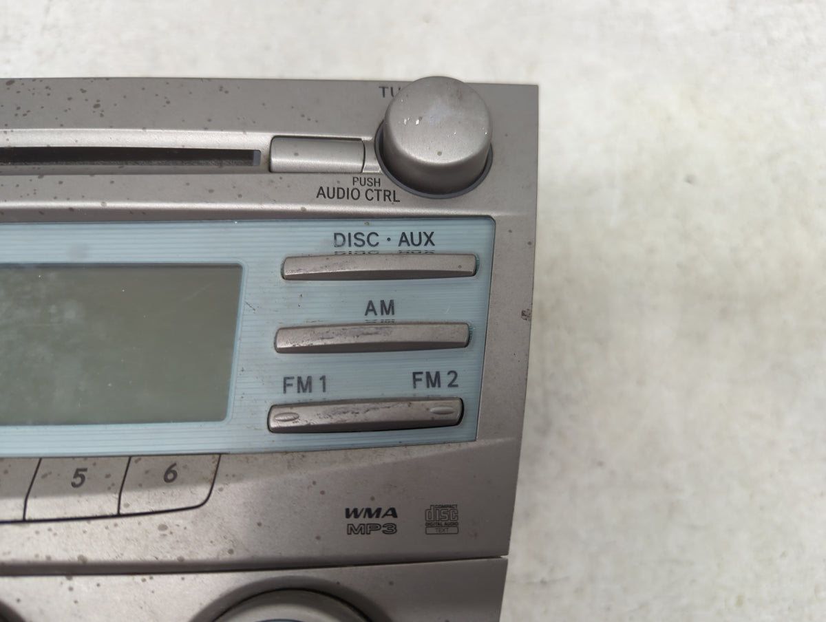 2007-2009 Toyota Camry Radio AM FM Cd Player Receiver Replacement P/N:86120-06180 Fits Fits 2007 2008 2009 OEM Used Auto Par