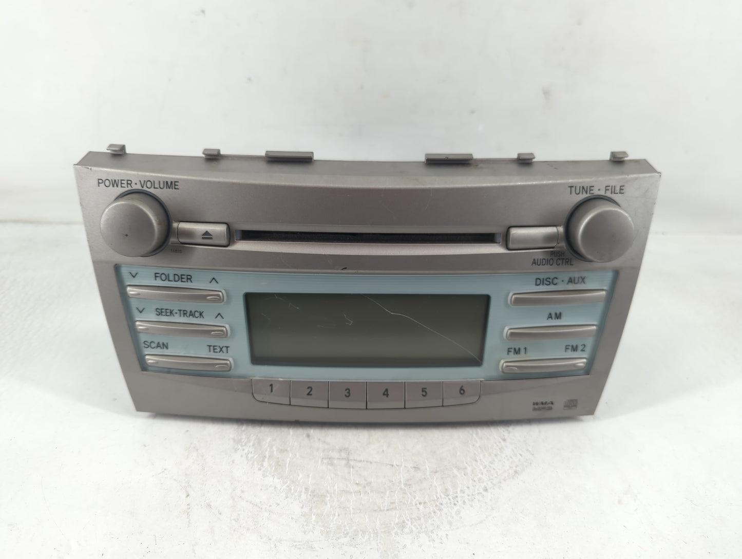 2007-2009 Toyota Camry Radio AM FM Cd Player Receiver Replacement P/N:86120-06180 Fits Fits 2007 2008 2009 OEM Used Auto Par