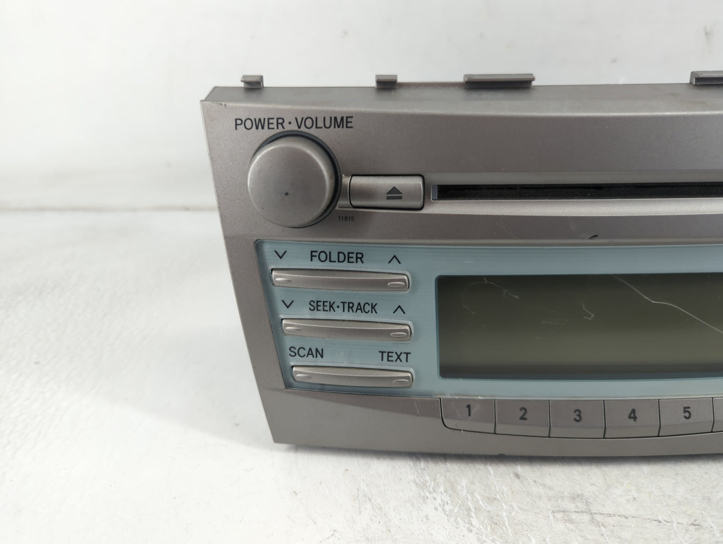 2007-2009 Toyota Camry Radio AM FM Cd Player Receiver Replacement P/N:86120-06180 Fits Fits 2007 2008 2009 OEM Used Auto Par