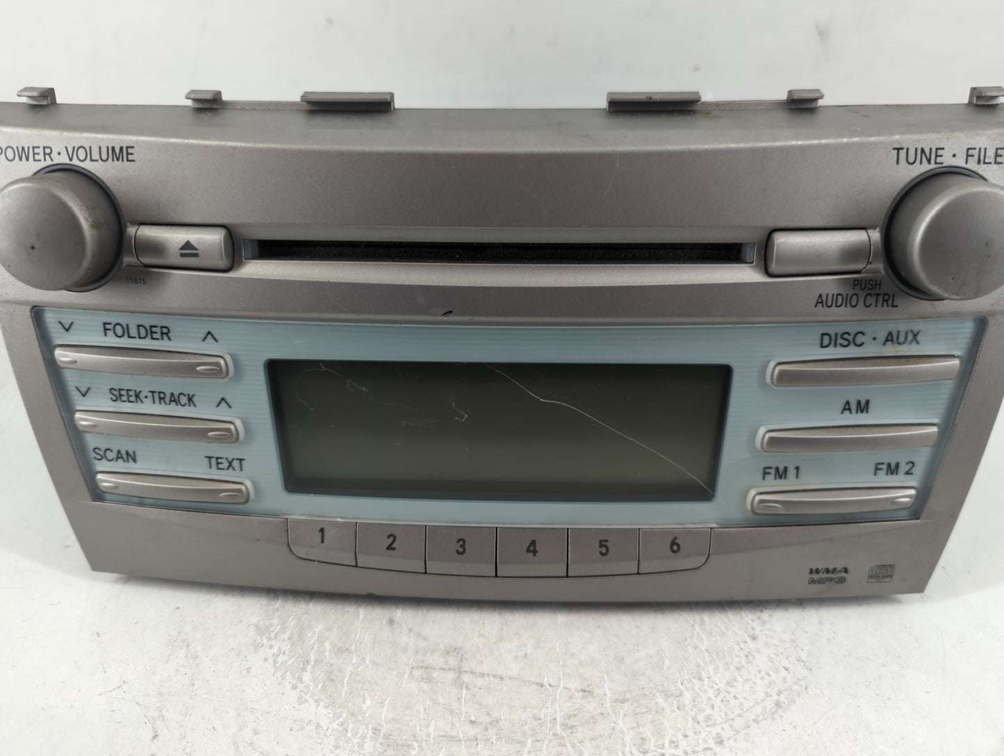 2007-2009 Toyota Camry Radio AM FM Cd Player Receiver Replacement P/N:86120-06180 Fits Fits 2007 2008 2009 OEM Used Auto Par