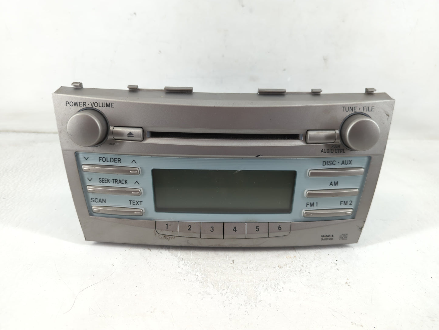 2007-2009 Toyota Camry Radio AM FM Cd Player Receiver Replacement P/N:86120-06180 Fits Fits 2007 2008 2009 OEM Used Auto Par