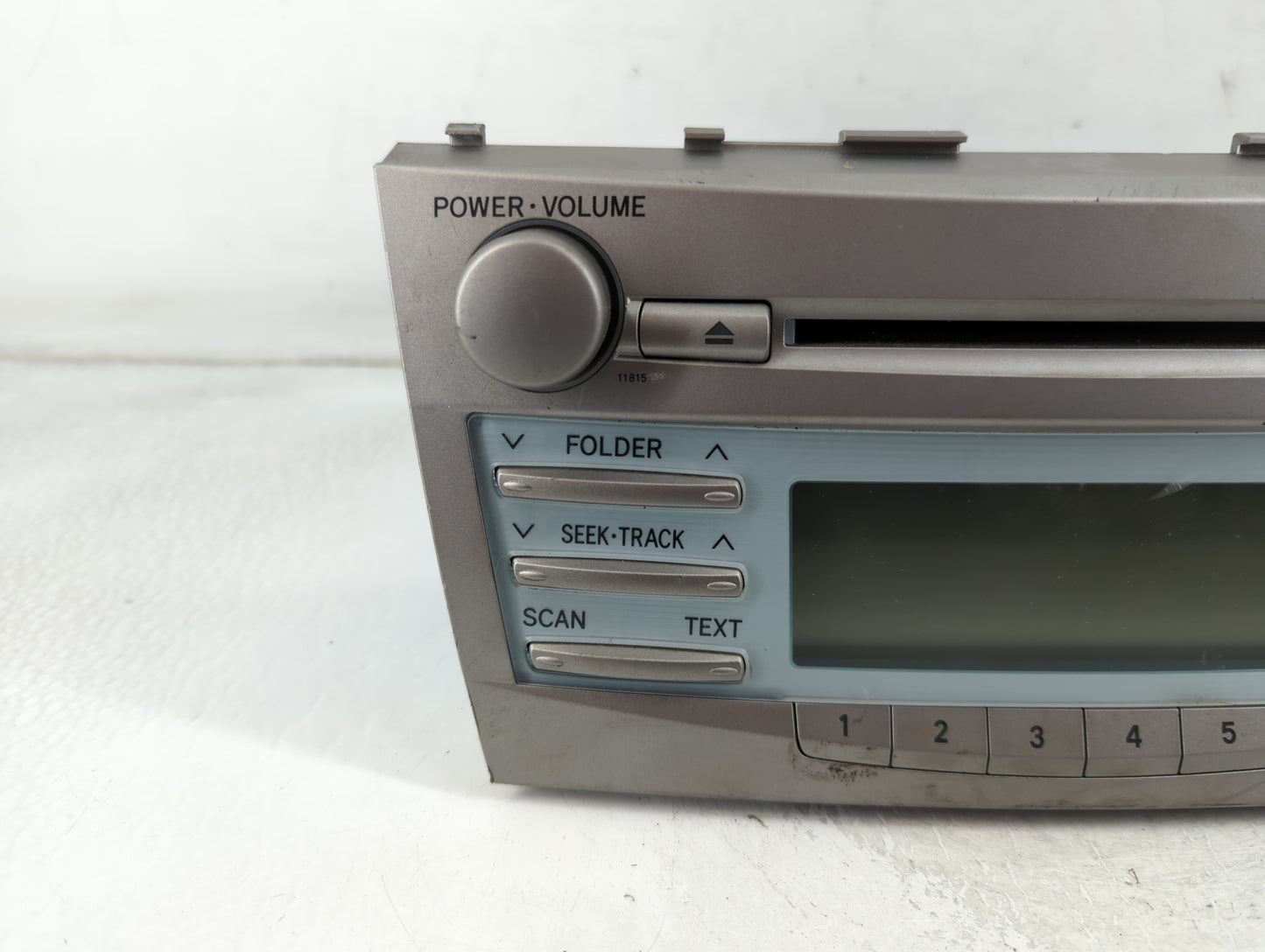 2007-2009 Toyota Camry Radio AM FM Cd Player Receiver Replacement P/N:86120-06180 Fits Fits 2007 2008 2009 OEM Used Auto Par