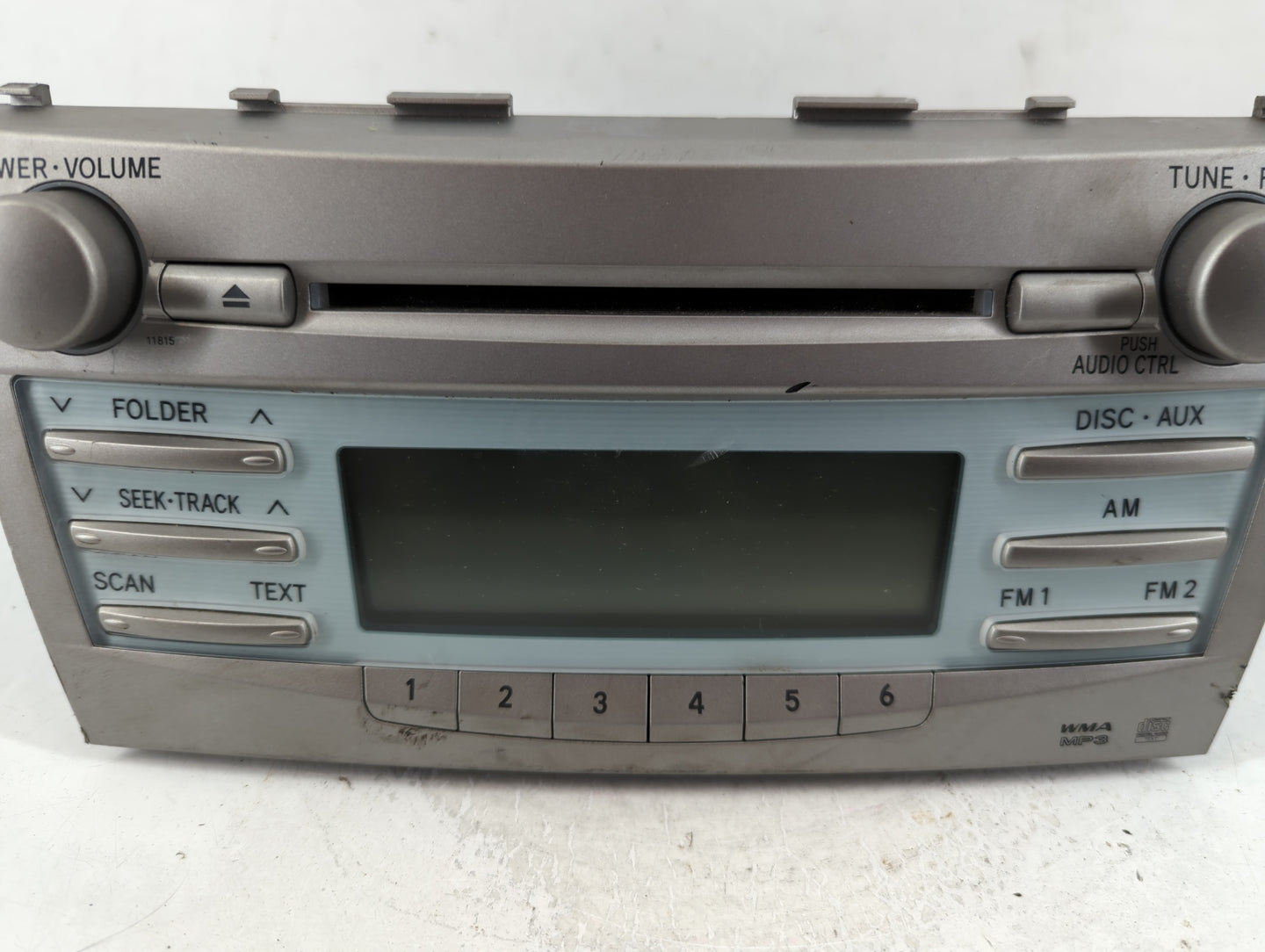 2007-2009 Toyota Camry Radio AM FM Cd Player Receiver Replacement P/N:86120-06180 Fits Fits 2007 2008 2009 OEM Used Auto Par