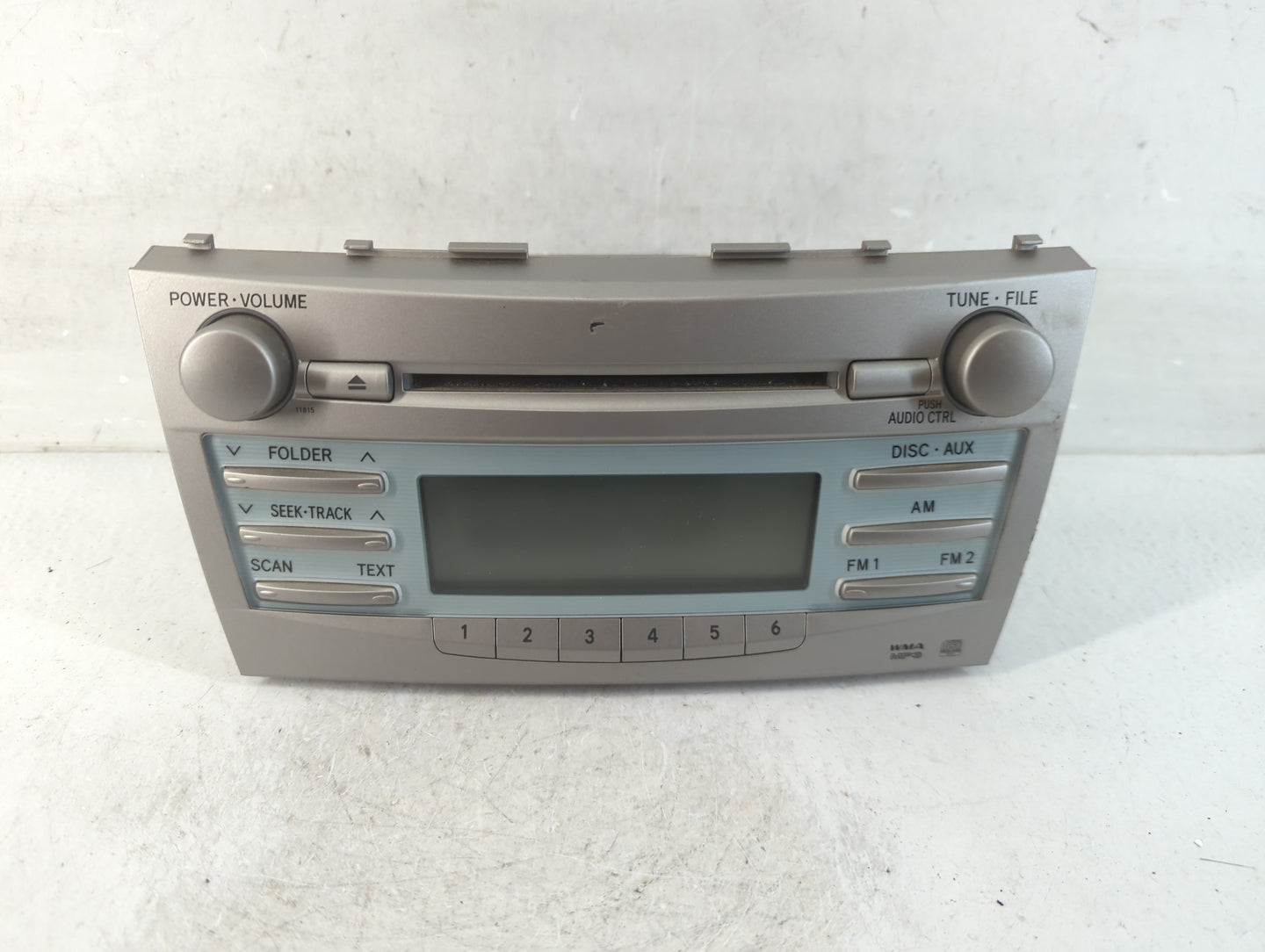 2007-2009 Toyota Camry Radio AM FM Cd Player Receiver Replacement P/N:86120-06180 Fits Fits 2007 2008 2009 OEM Used Auto Par