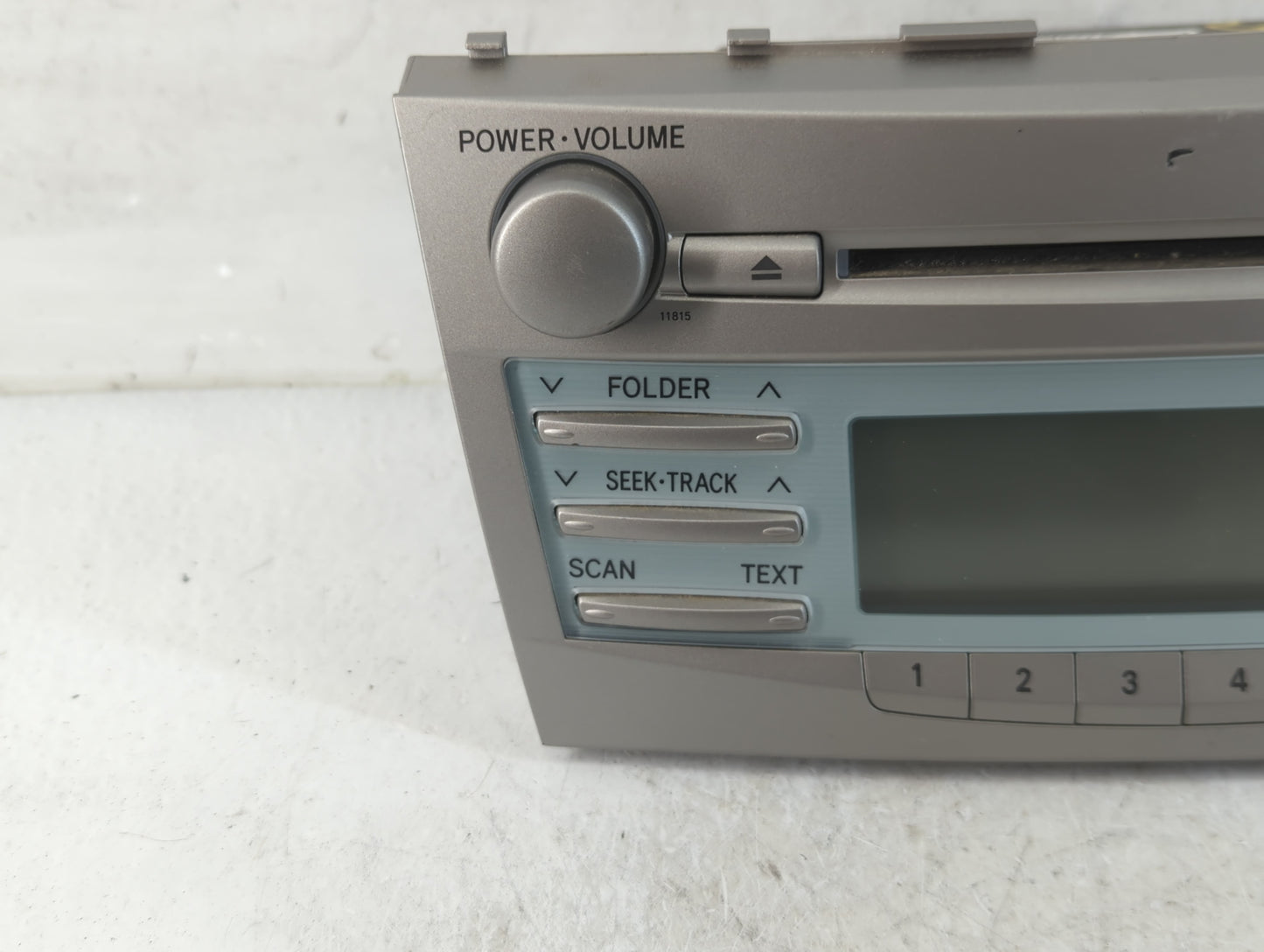 2007-2009 Toyota Camry Radio AM FM Cd Player Receiver Replacement P/N:86120-06180 Fits Fits 2007 2008 2009 OEM Used Auto Par