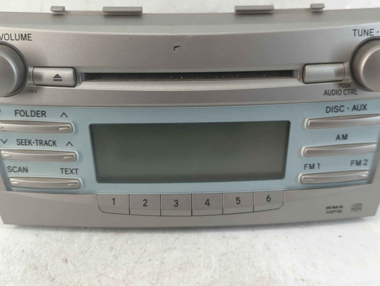 2007-2009 Toyota Camry Radio AM FM Cd Player Receiver Replacement P/N:86120-06180 Fits Fits 2007 2008 2009 OEM Used Auto Par
