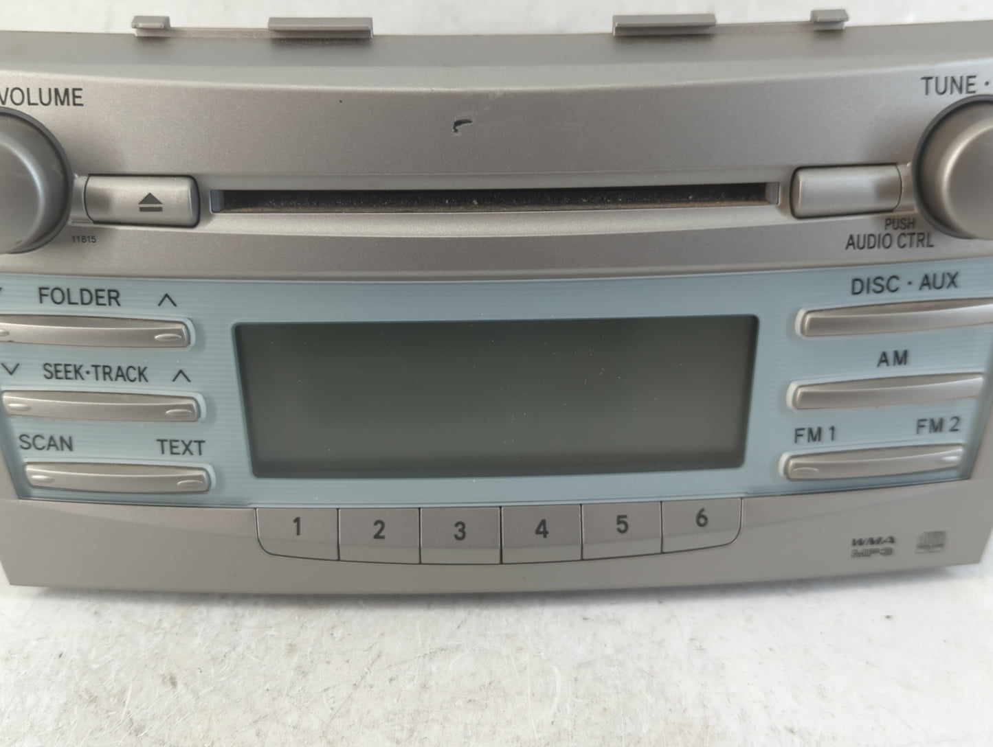2007-2009 Toyota Camry Radio AM FM Cd Player Receiver Replacement P/N:86120-06180 Fits Fits 2007 2008 2009 OEM Used Auto Par