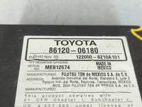 2007-2009 Toyota Camry Radio AM FM Cd Player Receiver Replacement P/N:86120-06180 Fits Fits 2007 2008 2009 OEM Used Auto Par