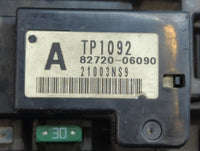 2007-2009 Toyota Camry Fusebox Fuse Box Panel Relay Module P/N:82720-06090 Fits Fits 2007 2008 2009 OEM Used Auto Parts - Oe