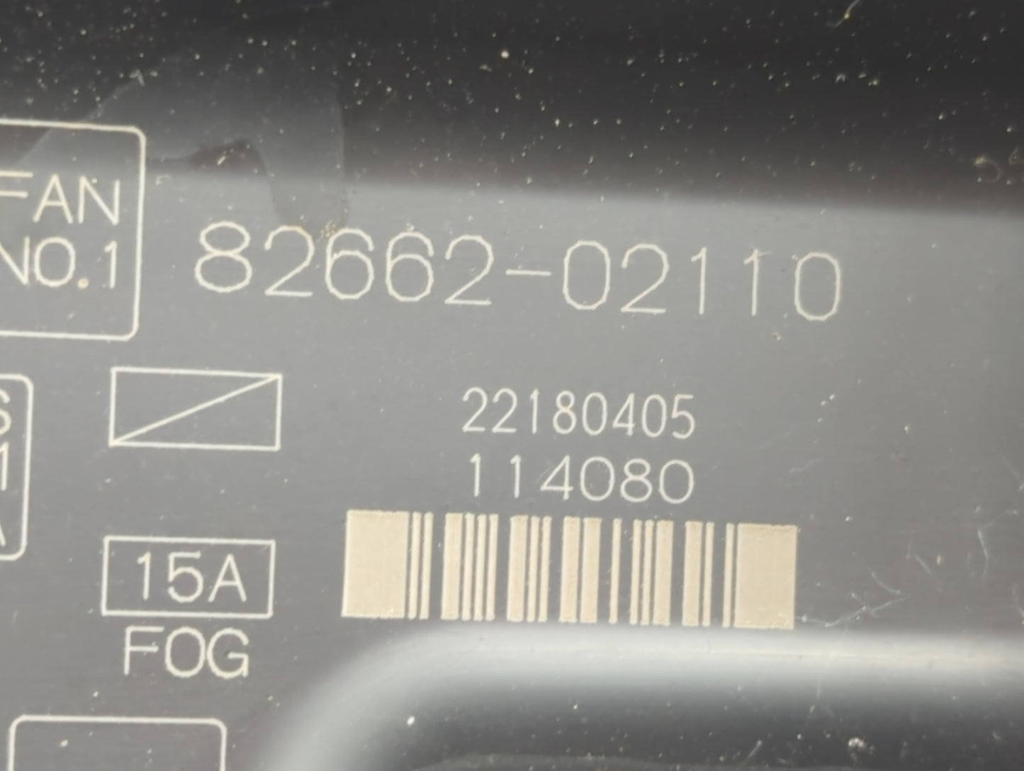 2004-2008 Toyota Corolla Fusebox Fuse Box Panel Relay Module P/N:82662-02110 Fits Fits 2004 2005 2006 2007 2008 OEM Used Aut