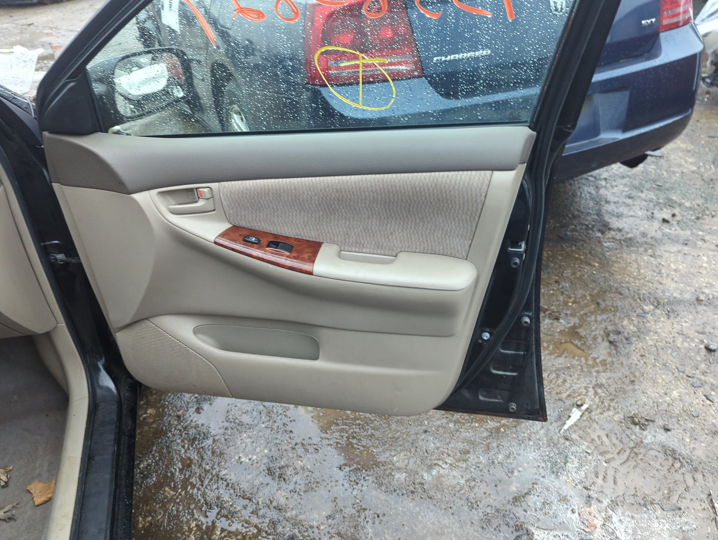 2007 Toyota Corolla Front Right Passenger Interior Door Panel Trim - Oemusedautoparts1.com