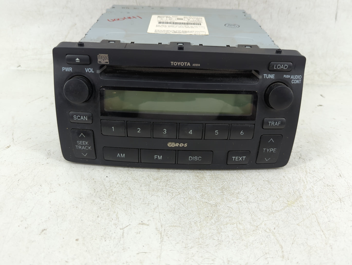 2004-2008 Toyota Corolla Radio AM FM Cd Player Receiver Replacement P/N:86120-02440 Fits Fits 2004 2005 2006 2007 2008 OEM U
