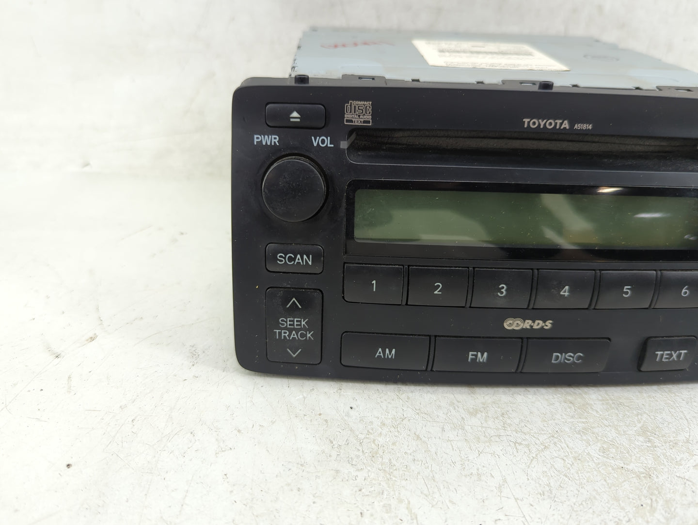 2004-2008 Toyota Corolla Radio AM FM Cd Player Receiver Replacement P/N:86120-02440 Fits Fits 2004 2005 2006 2007 2008 OEM U