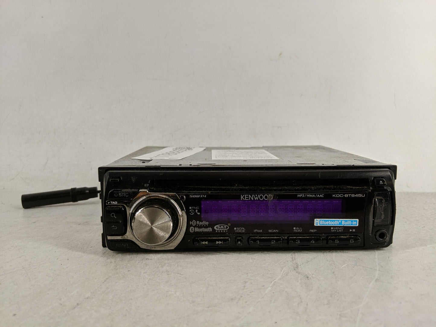 2004-2007 Toyota Highlander Radio AM FM Cd Player Receiver Replacement Fits Fits 2004 2005 2006 2007 OEM Used Auto Parts - O