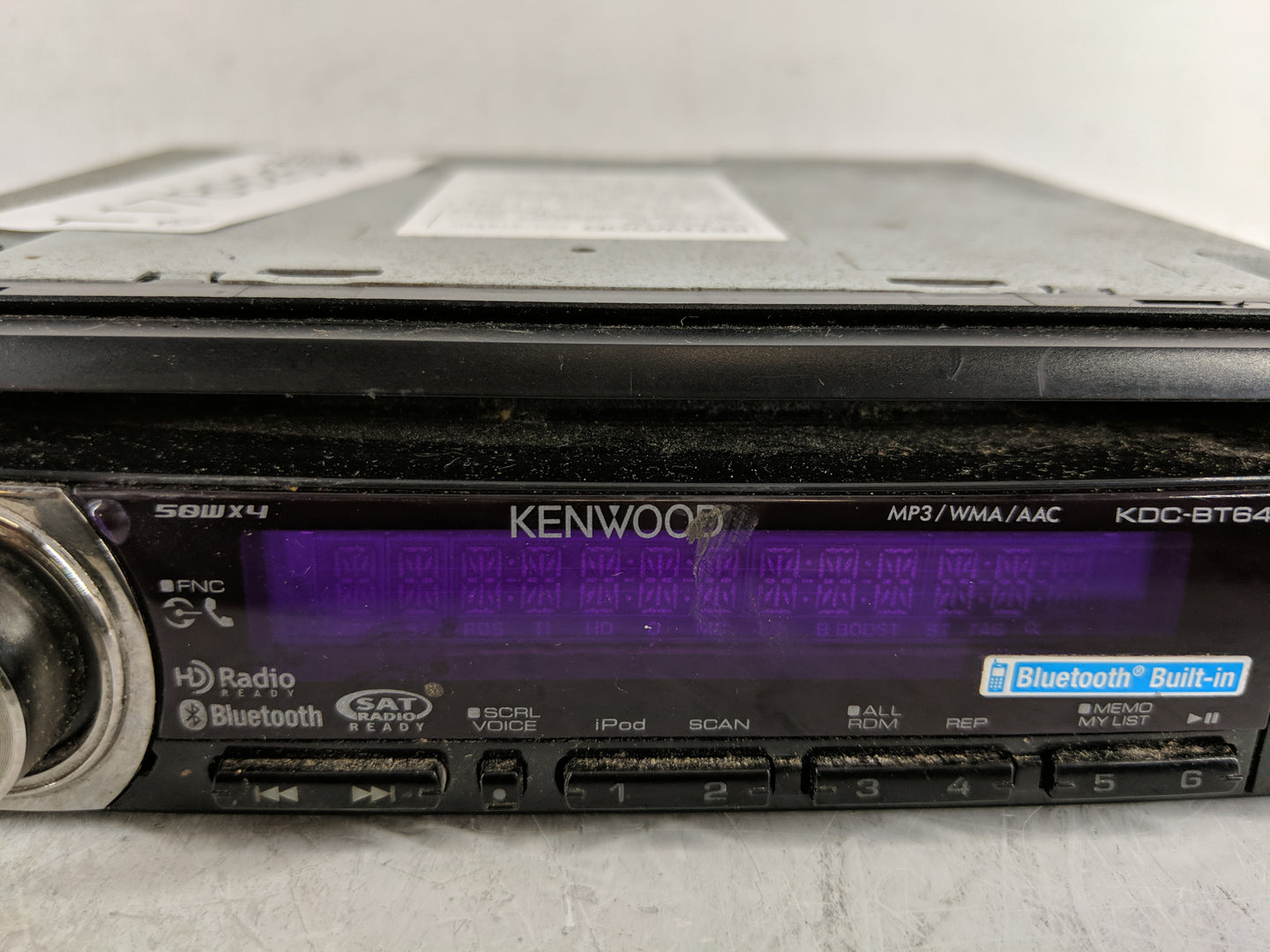 2004-2007 Toyota Highlander Radio AM FM Cd Player Receiver Replacement Fits Fits 2004 2005 2006 2007 OEM Used Auto Parts - O