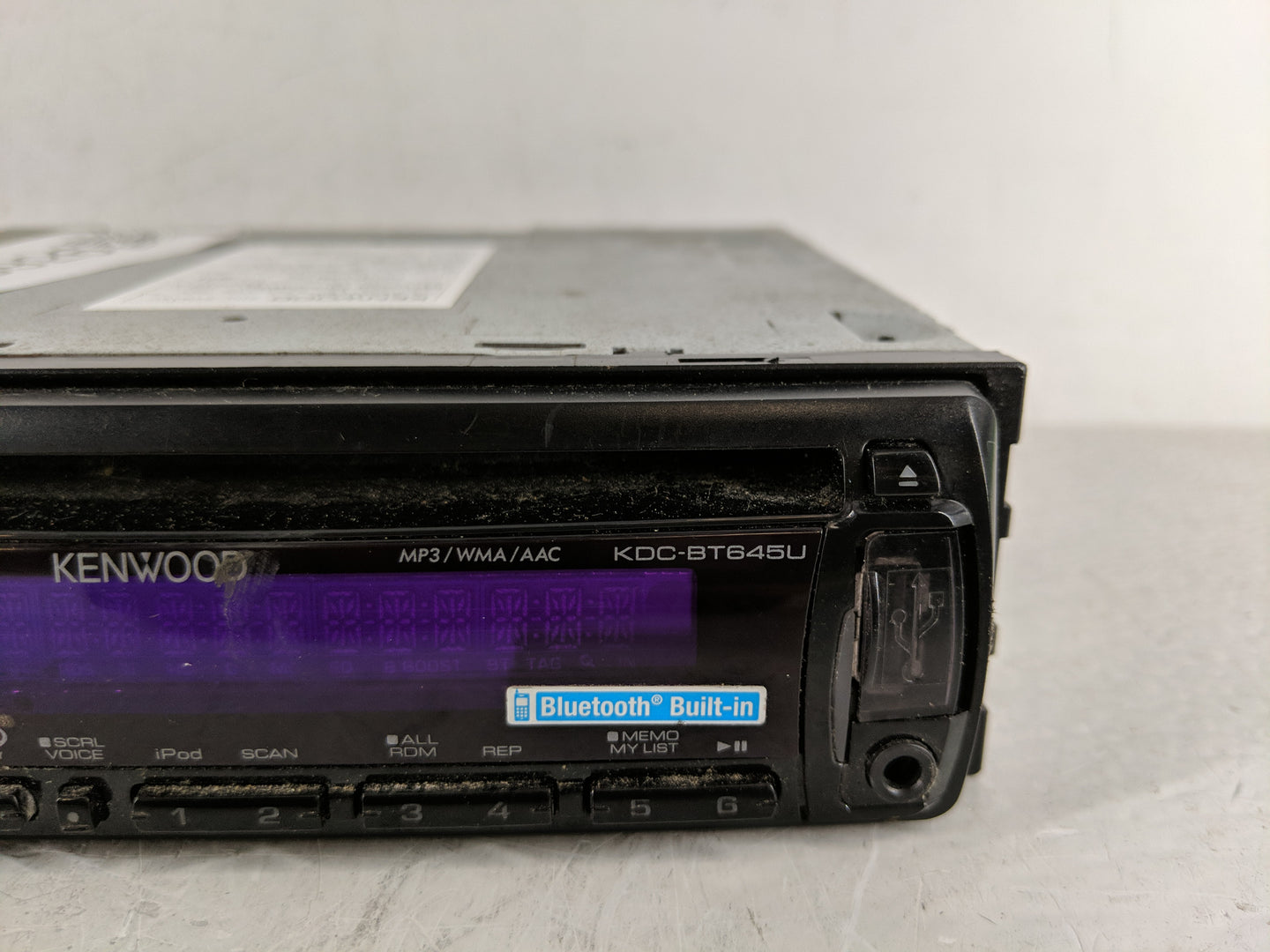 2004-2007 Toyota Highlander Radio AM FM Cd Player Receiver Replacement Fits Fits 2004 2005 2006 2007 OEM Used Auto Parts - O
