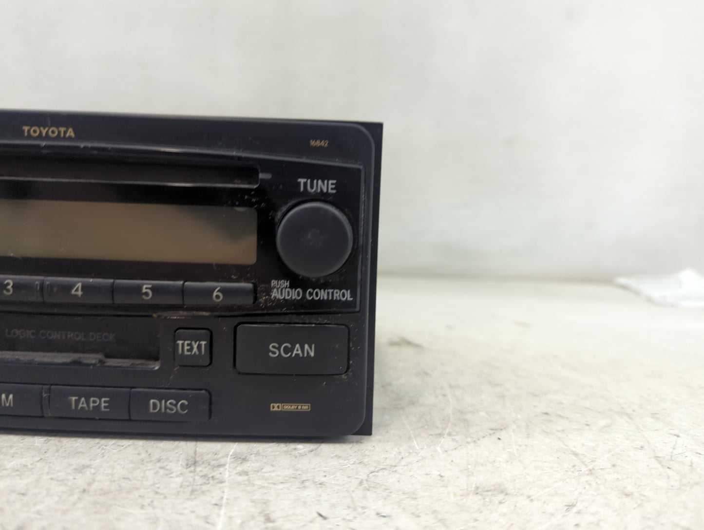 2004-2007 Toyota Highlander Radio AM FM Cd Player Receiver Replacement P/N:86120-52241 122000-44310101 Fits OEM Used Auto Pa