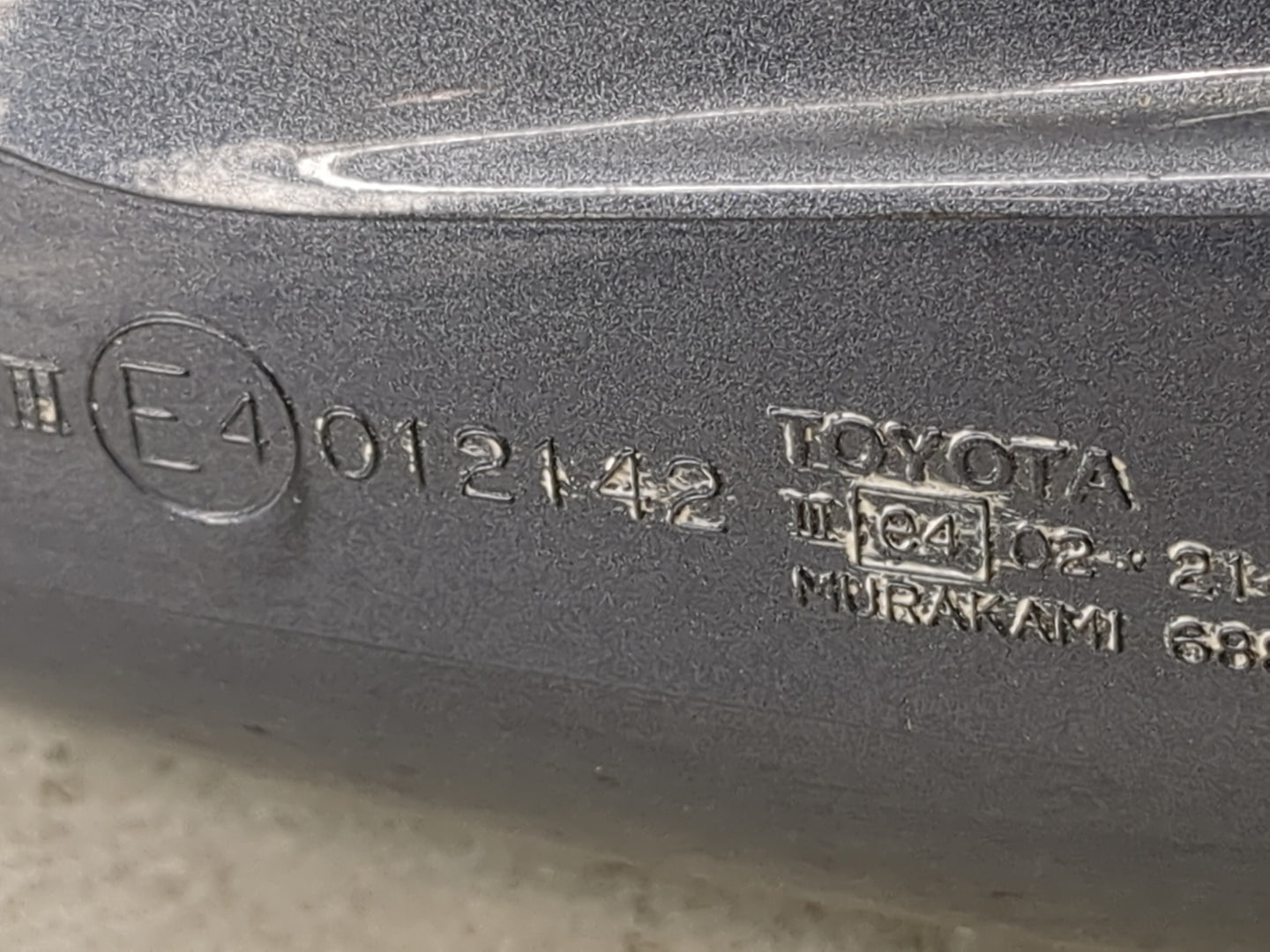 2001-2007 Toyota Highlander Driver Side View Mirror - Left Door Mirror OEM Used - Oemusedautoparts1.com