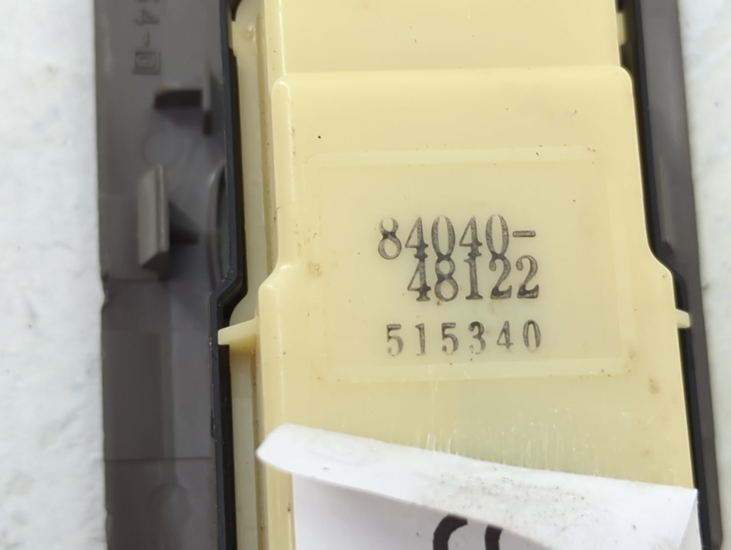 2005-2007 Toyota Highlander Master Power Window Switch Replacement Driver Side Left P/N:84040-48122 Fits Fits 2005 2006 2007
