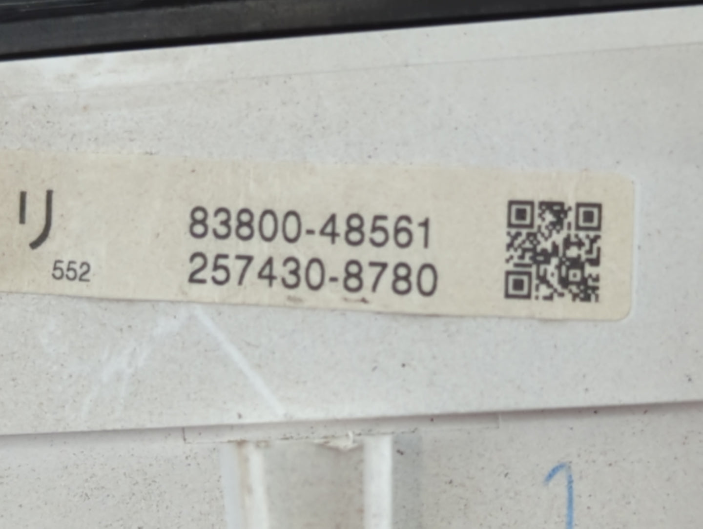 2006-2007 Toyota Highlander Instrument Cluster Speedometer Gauges P/N:257430-8780 83800-48561 Fits Fits 2006 2007 OEM Used A