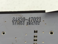 2004-2009 Toyota Prius Master Power Window Switch Replacement Driver Side Left P/N:84820-47021 84820-47050 Fits OEM Used Aut