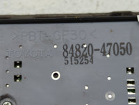 2004-2009 Toyota Prius Master Power Window Switch Replacement Driver Side Left P/N:74231-47090 84820-47021 Fits OEM Used Aut