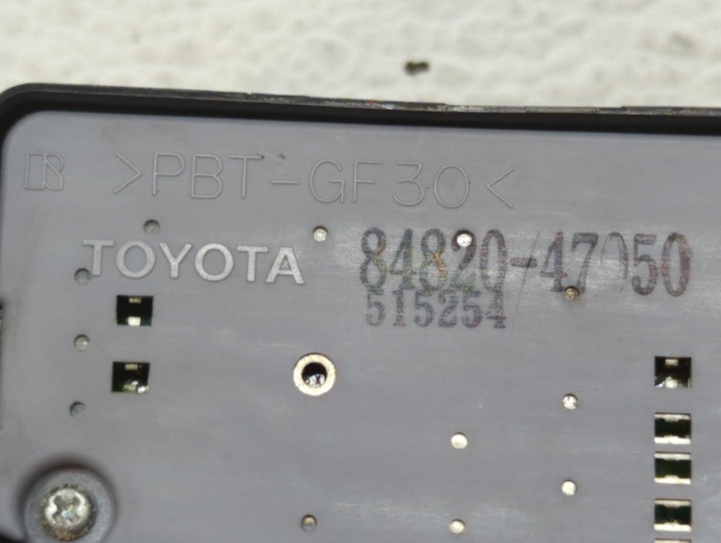 2004-2009 Toyota Prius Master Power Window Switch Replacement Driver Side Left P/N:74231-47090 84820-47021 Fits OEM Used Aut