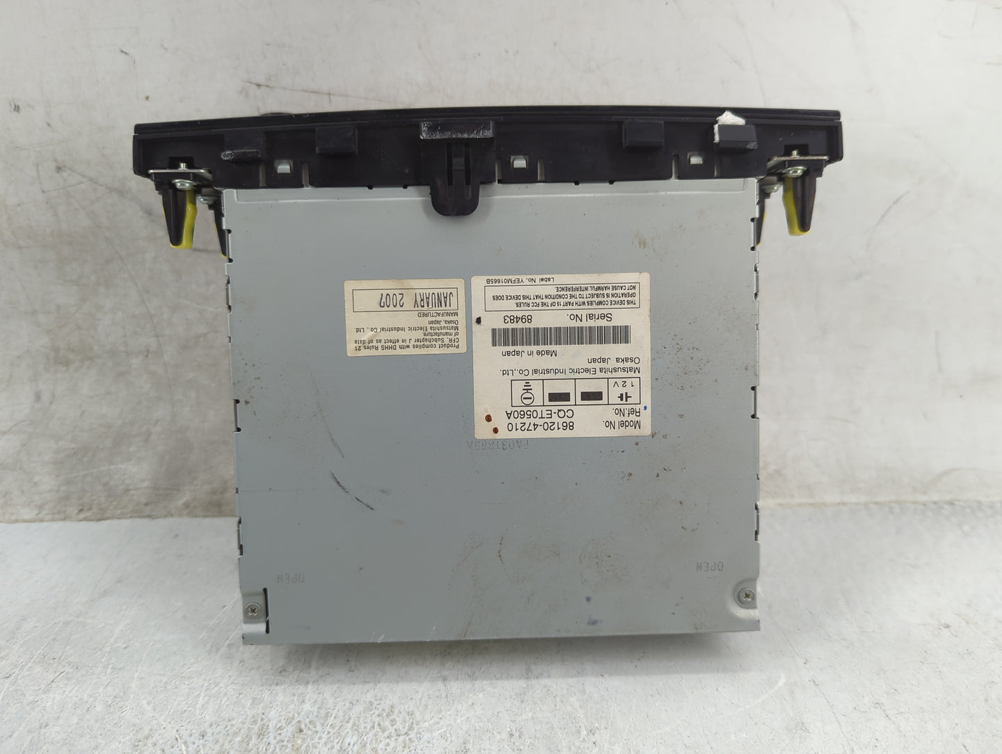 2006-2009 Toyota Prius Radio AM FM Cd Player Receiver Replacement P/N:86120-47210 Fits Fits 2006 2007 2008 2009 OEM Used Aut