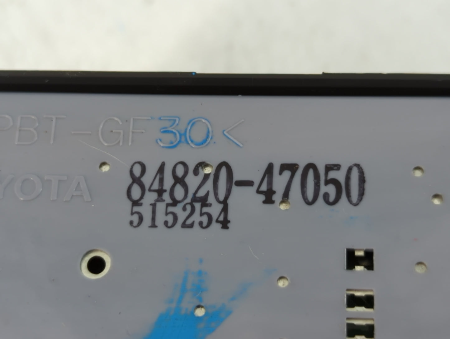 2004-2009 Toyota Prius Master Power Window Switch Replacement Driver Side Left P/N:84820-47050 Fits OEM Used Auto Parts - Oe