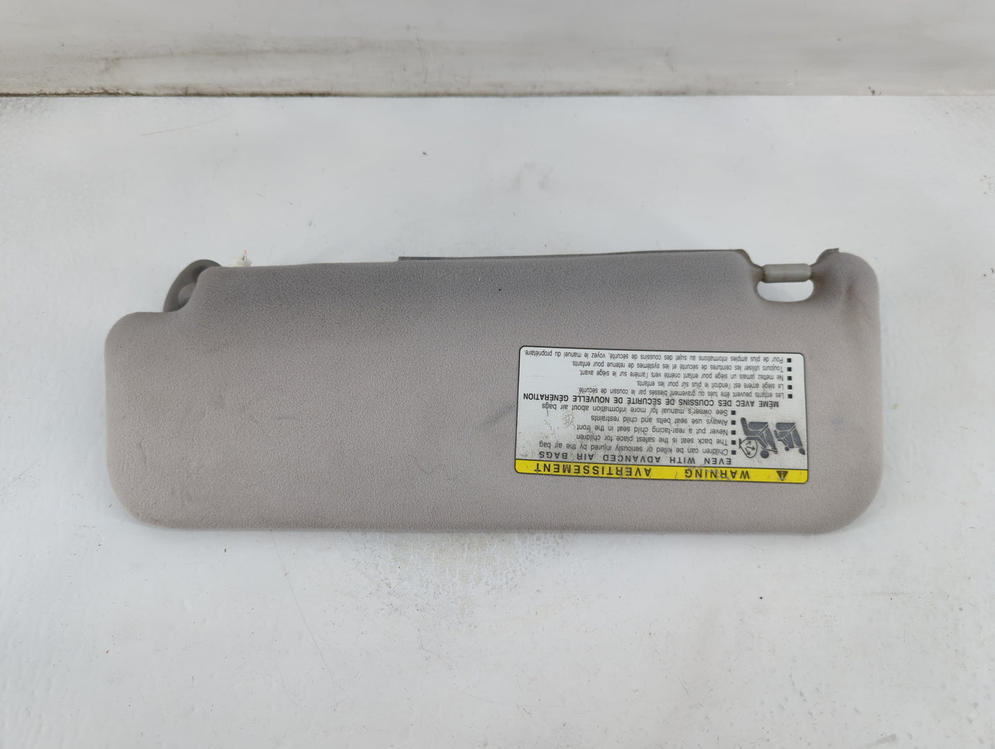 2006-2009 Toyota Prius Sun Visor Shade Replacement Passenger Right Mirror Fits Fits 2006 2007 2008 2009 OEM Used Auto Parts 
