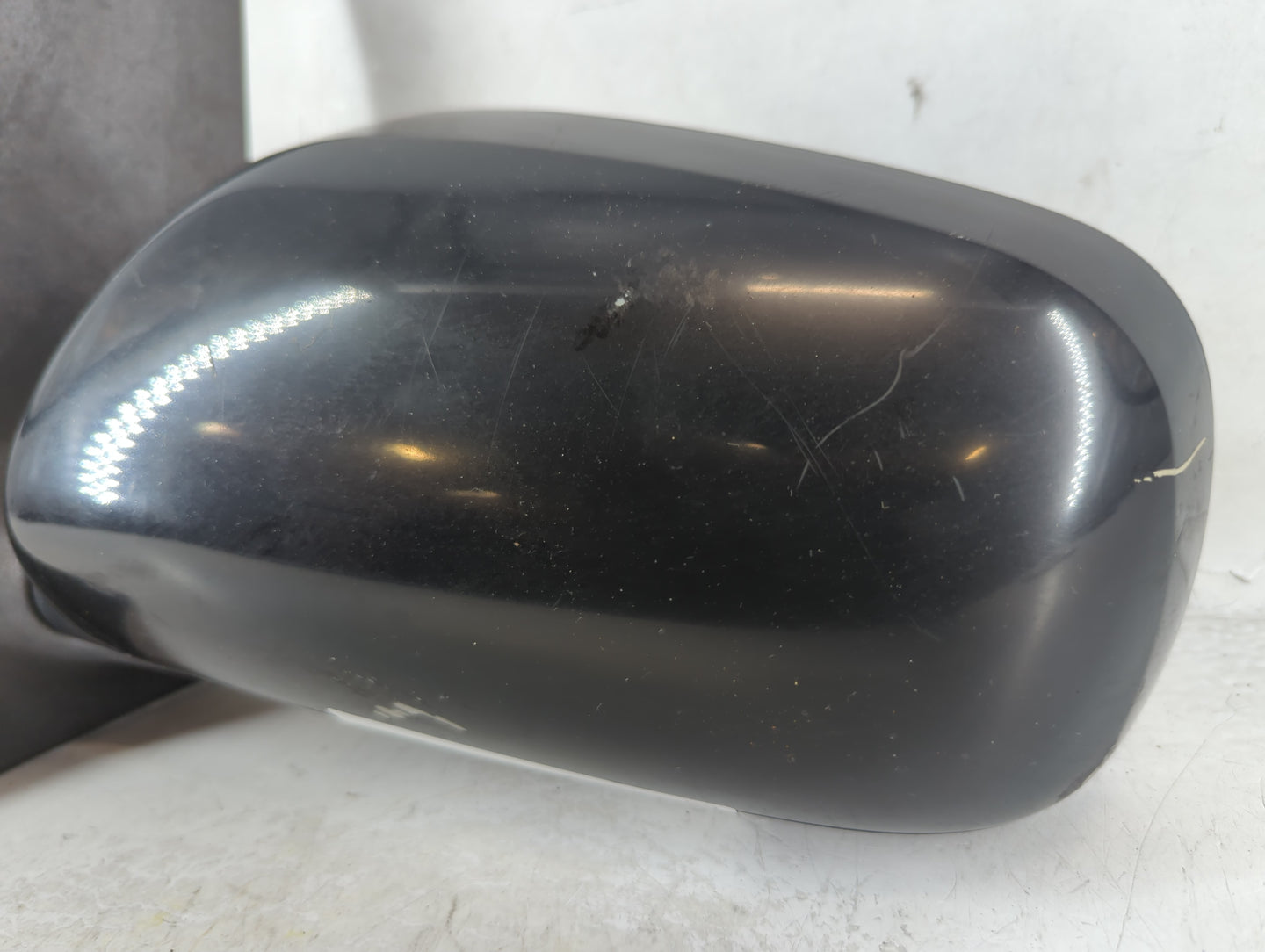 2004-2009 Toyota Prius Driver Left Side View Manual Door Mirror Black - Oemusedautoparts1.com