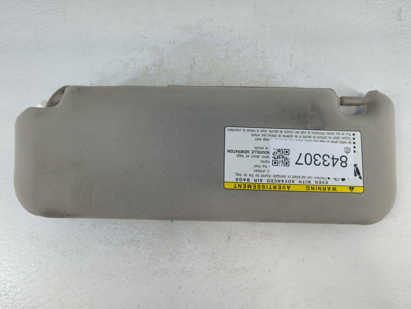 2006-2009 Toyota Prius Sun Visor Shade Replacement Passenger Right Mirror Fits Fits 2006 2007 2008 2009 OEM Used Auto Parts 