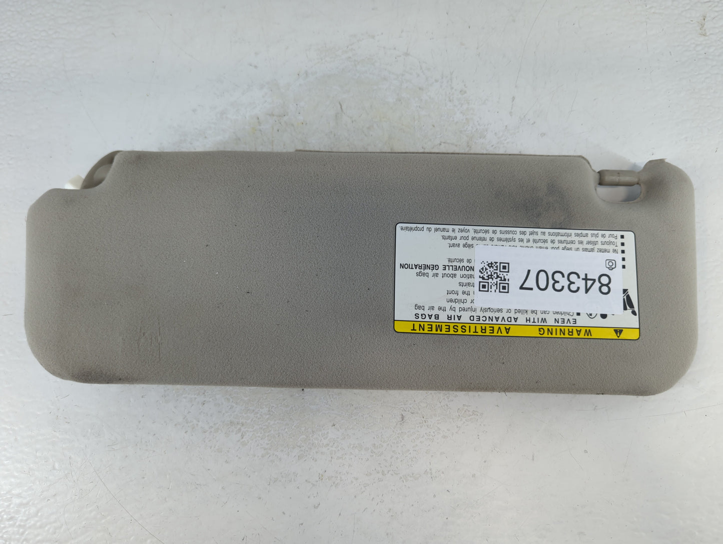 2006-2009 Toyota Prius Sun Visor Shade Replacement Passenger Right Mirror Fits Fits 2006 2007 2008 2009 OEM Used Auto Parts 