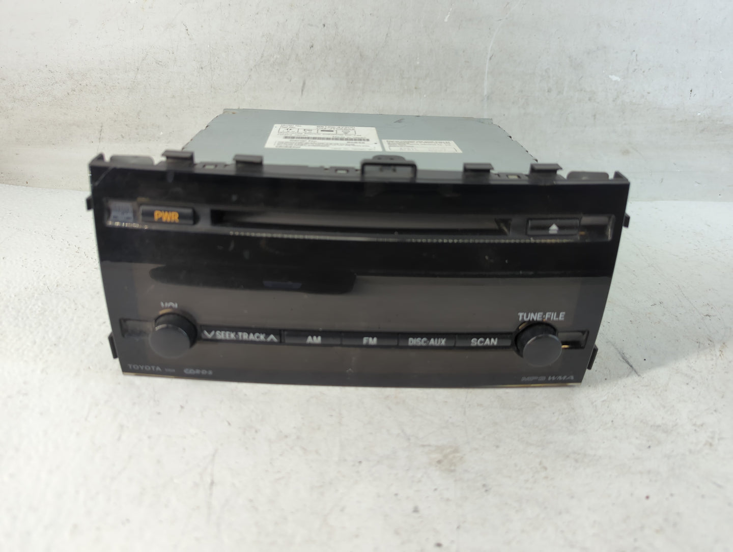 2006-2009 Toyota Prius Radio AM FM Cd Player Receiver Replacement P/N:86120-47200 Fits Fits 2006 2007 2008 2009 OEM Used Aut