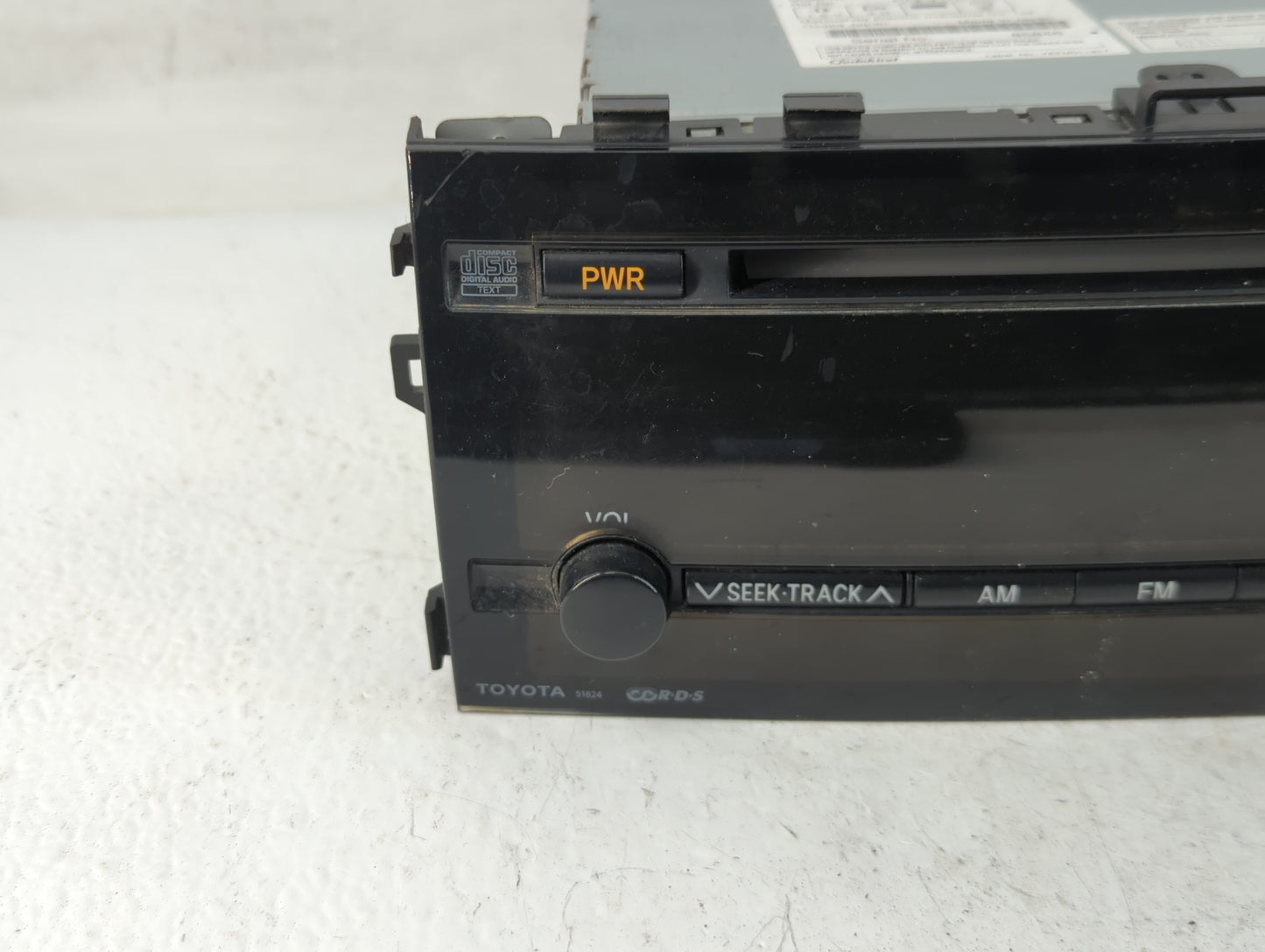 2006-2009 Toyota Prius Radio AM FM Cd Player Receiver Replacement P/N:86120-47200 Fits Fits 2006 2007 2008 2009 OEM Used Aut