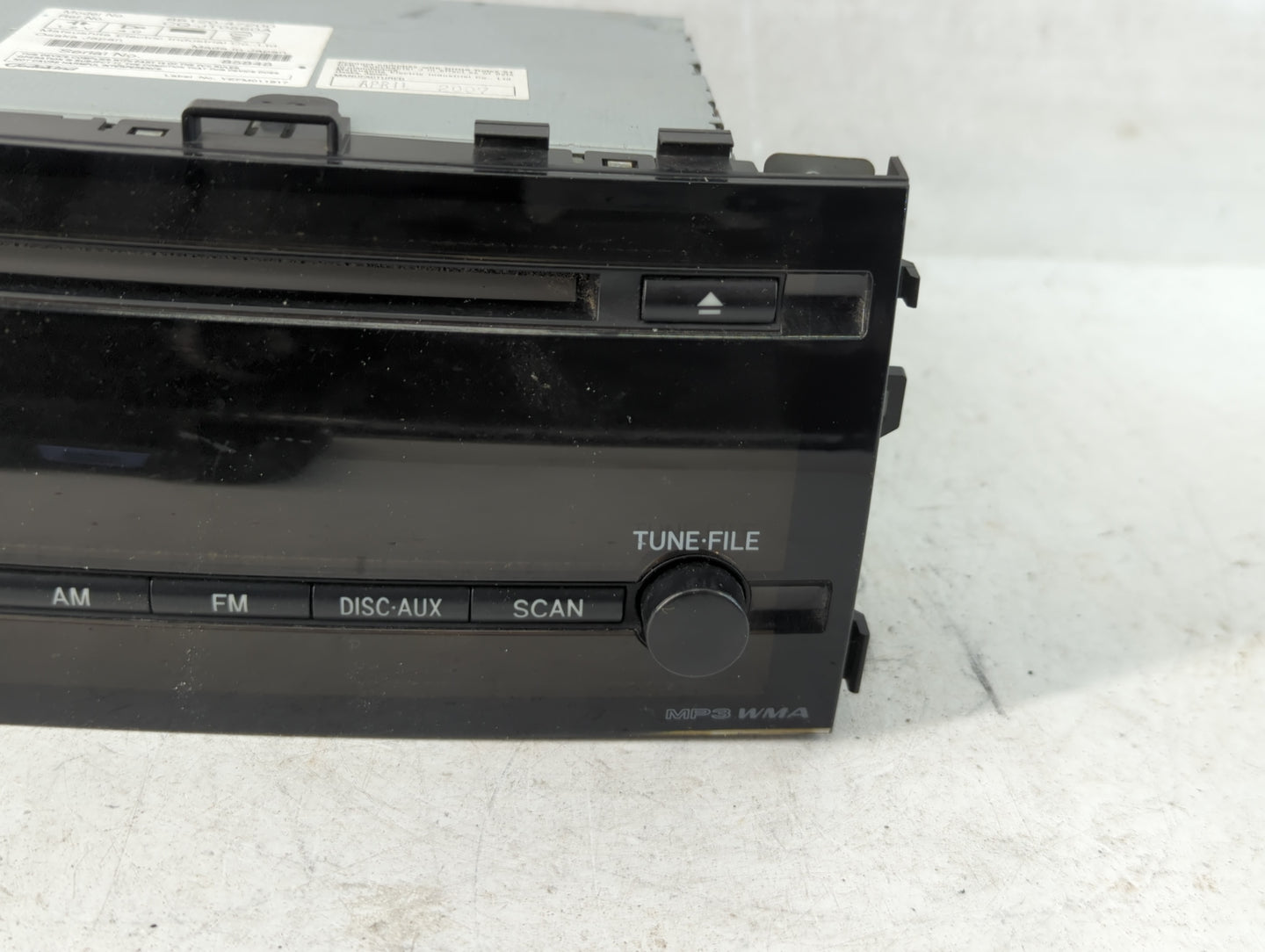 2006-2009 Toyota Prius Radio AM FM Cd Player Receiver Replacement P/N:86120-47200 Fits Fits 2006 2007 2008 2009 OEM Used Aut